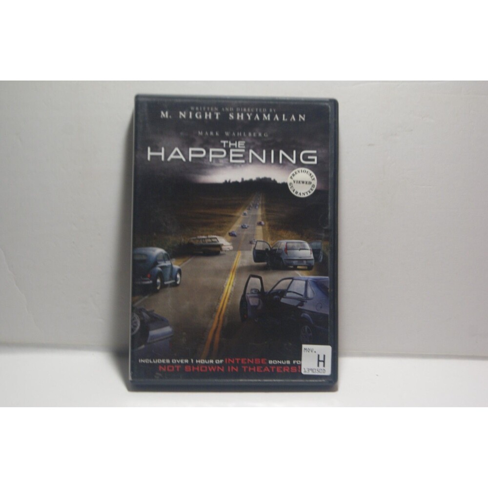 The Happening DVD 2008 Action Supernatural Mark Walberg Thriller